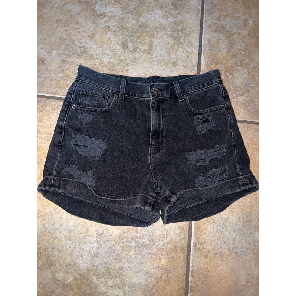 American Eagle Mom Jean Shorts Size 4 - Picture 1 of 3